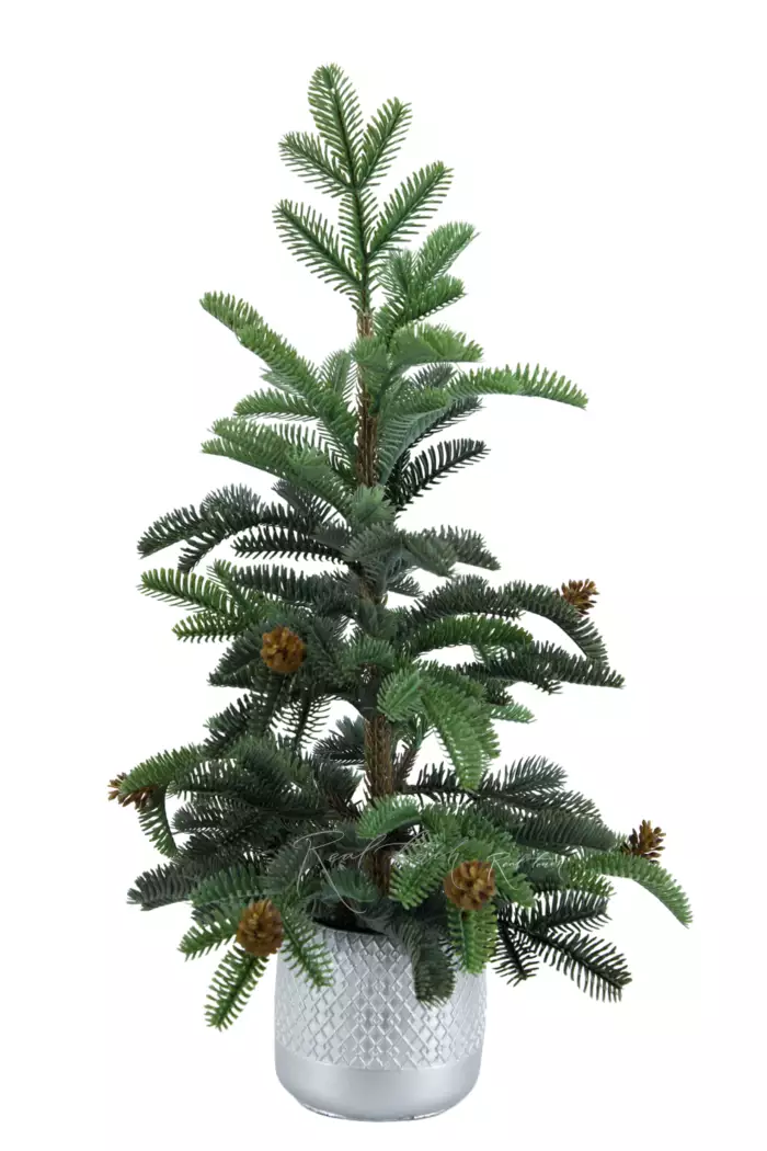 Ёлочка Real Touch (вид 3) 55см с тонкими веточками  - Зеленый