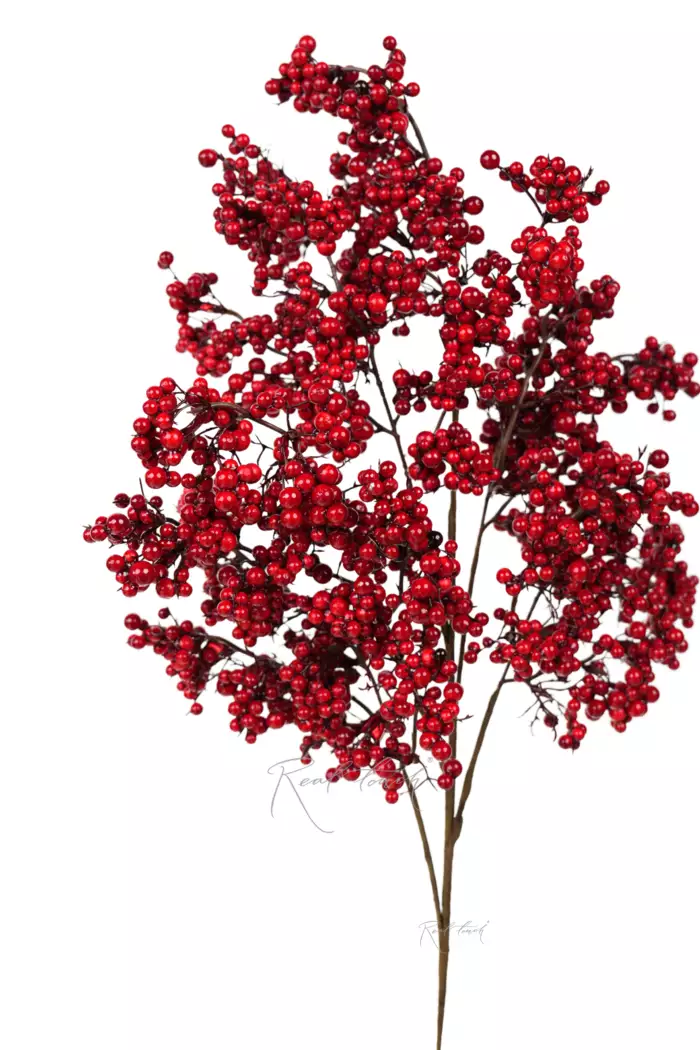 Илекс ветка объемная  - Красный